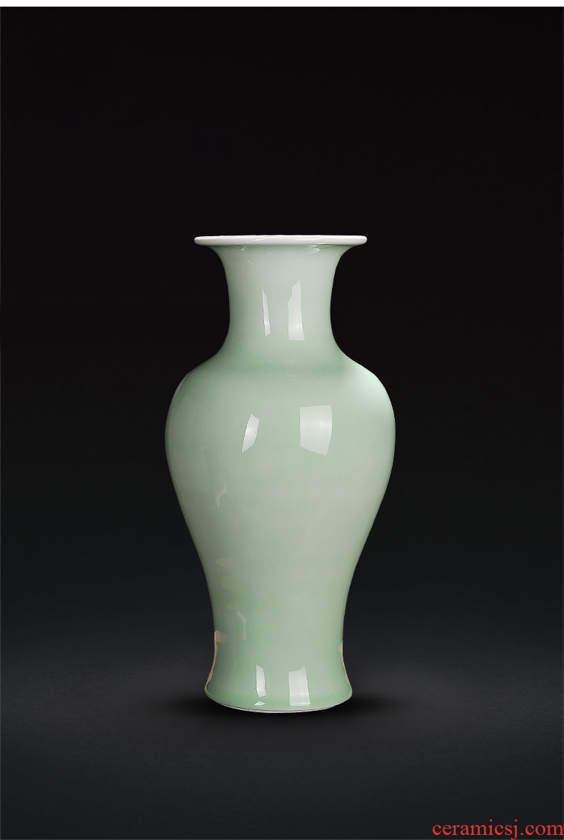 Jingdezhen ground vase large - sized ceramic dry flower is placed I and contracted sitting room porch Chinese decorative flower arranging a large - 528531604539