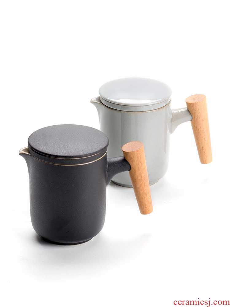 Ceramic crack cup tea set a second pot two cups of kung fu portable is suing travel to receive the custom logo