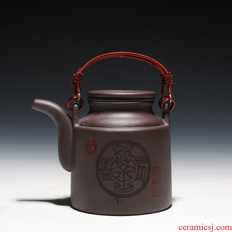 Yixing it large capacity make tea suit household filter girder burn boiled ceramic teapot kung fu tea set