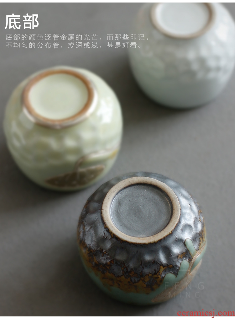 Serve tea crude after getting sample tea cup Japanese master cup single cup kung fu tea tea cups porcelain tea cups