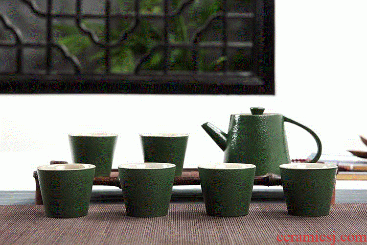 Contracted household of Chinese style kung fu tea cup tea set a set of ceramic tea set with the teapot