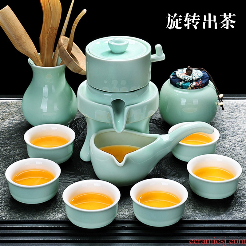 Besides Tang Xian automatic ceramic tea set lazy hot tea; preventer teapot teacup kung fu tea set tea pot