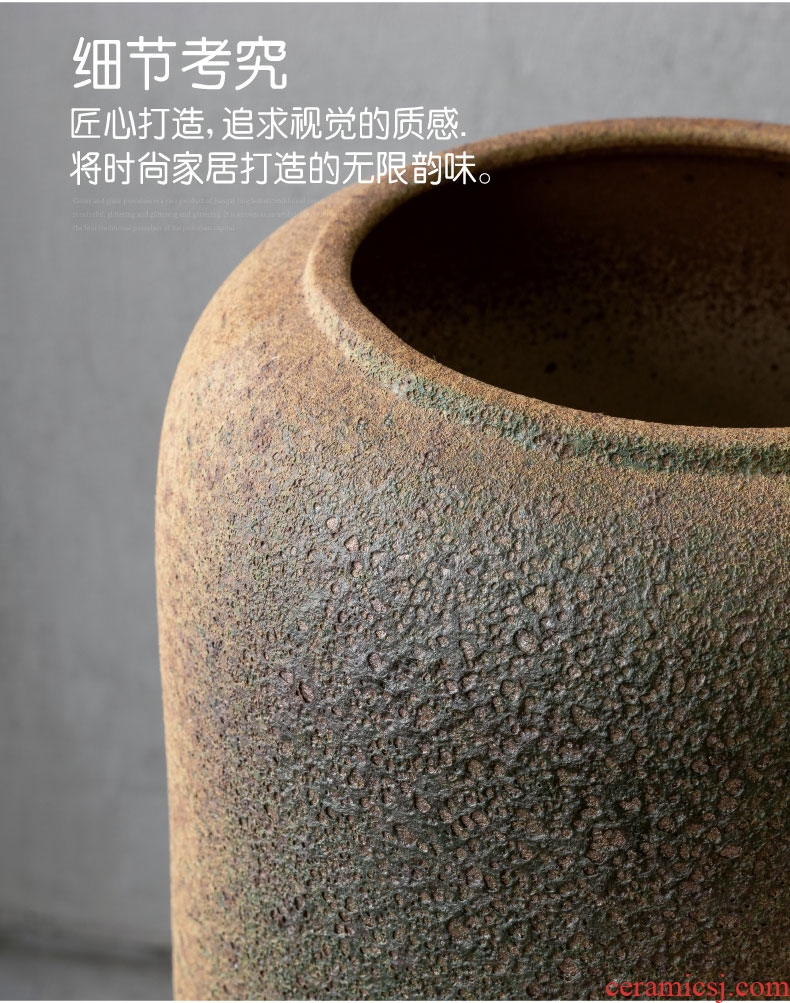Business needs large three - piece jingdezhen ceramics vase furnishing articles of Chinese style household adornment flower arrangement sitting room - 588488996128