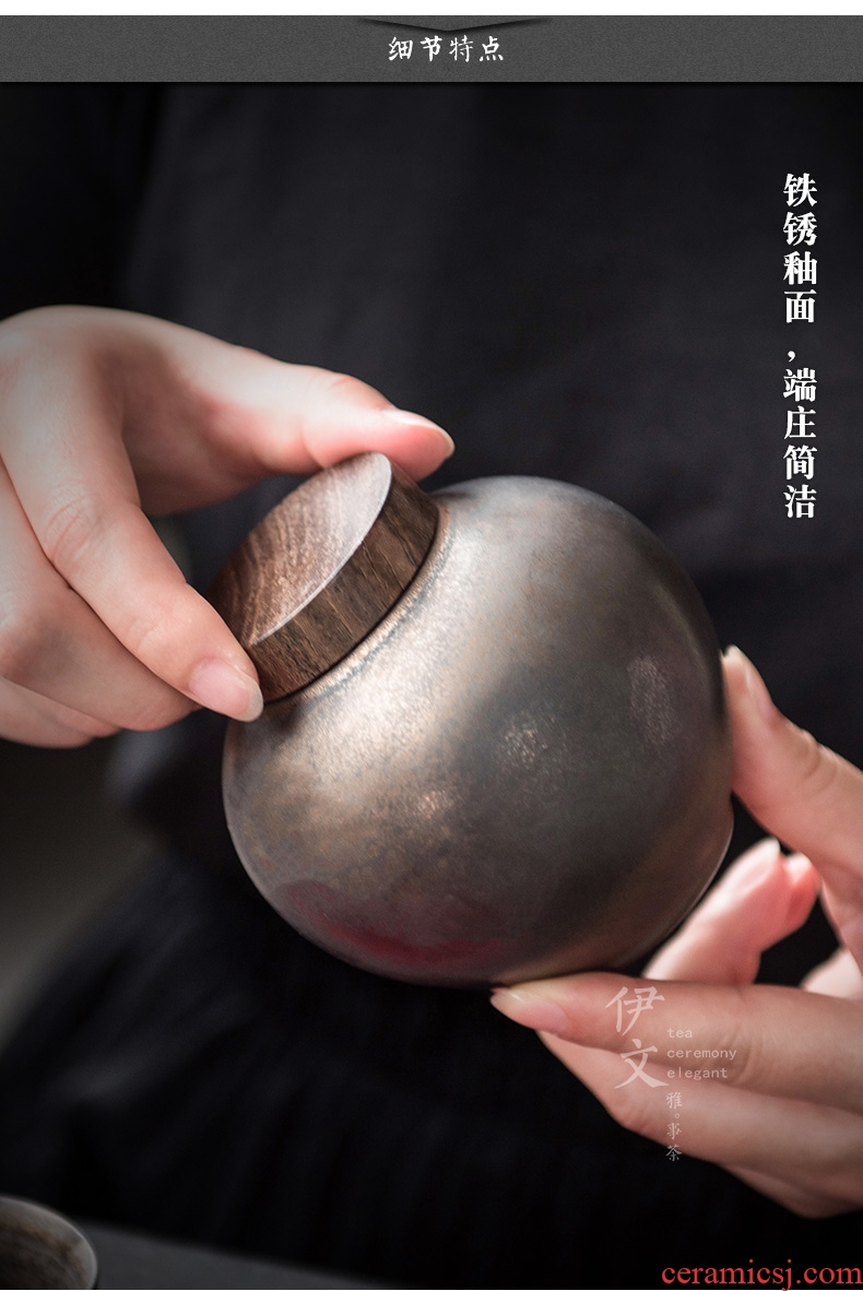Even sealing ceramic tea pot put POTS with hand made ceramic pot and receives small portable storage tanks