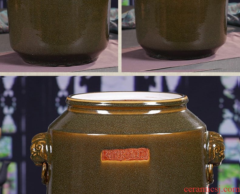 Continuous grain of jingdezhen ceramic tea pot at the end of the day type coarse pottery tea pot store receives tea POTS are large porcelain