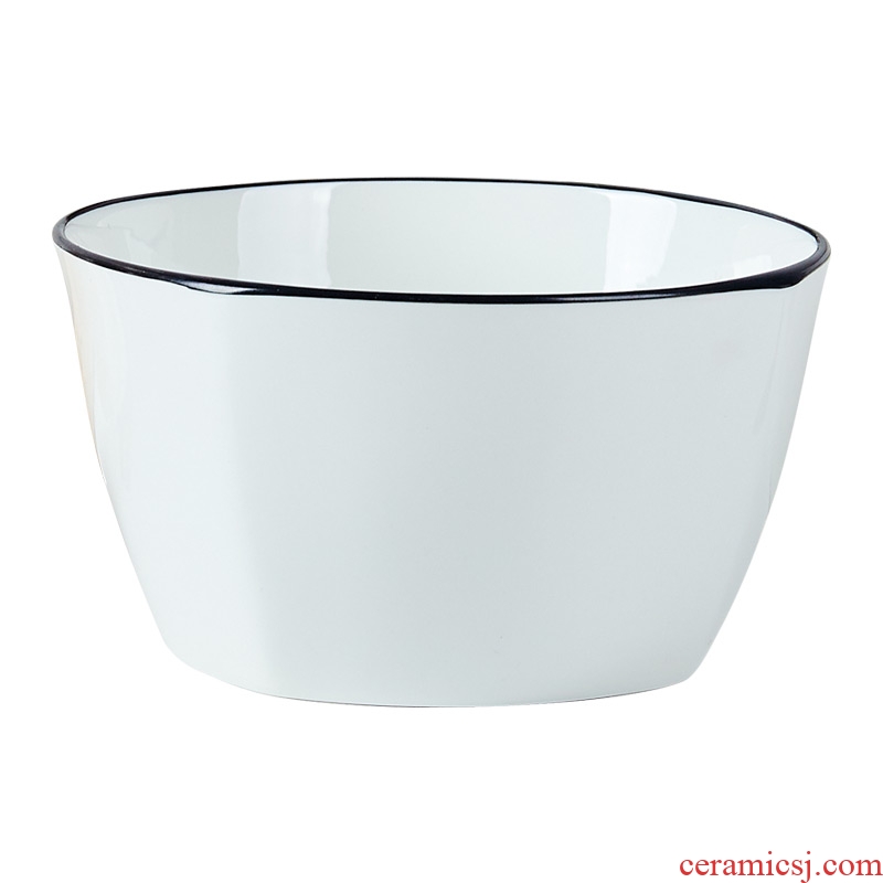 Ipads China square bowl of Japanese creative household ceramic bowl bowl of small bowl of rice bowl rainbow such as bowl bowl northern wind tableware