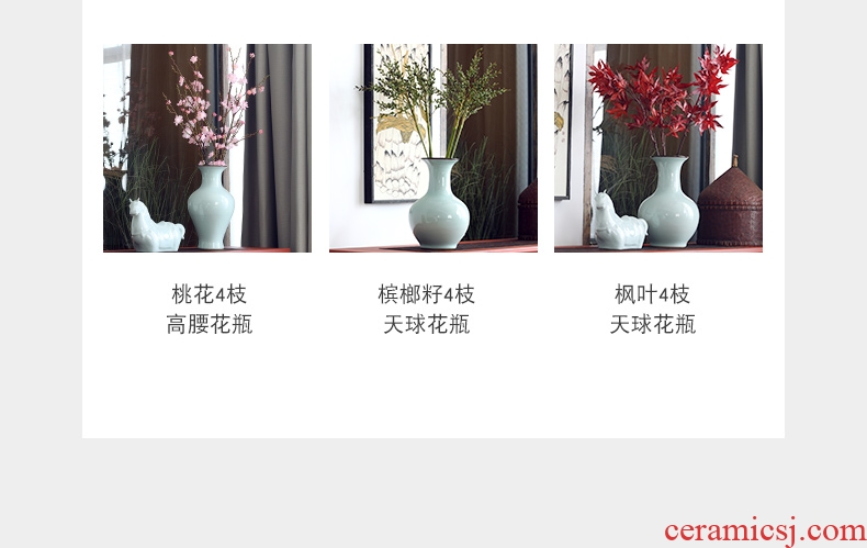 Jingdezhen ceramic restoring ancient ways do old ground insert large vase sitting room decoration to the hotel porch flower implement home furnishing articles - 597371538660