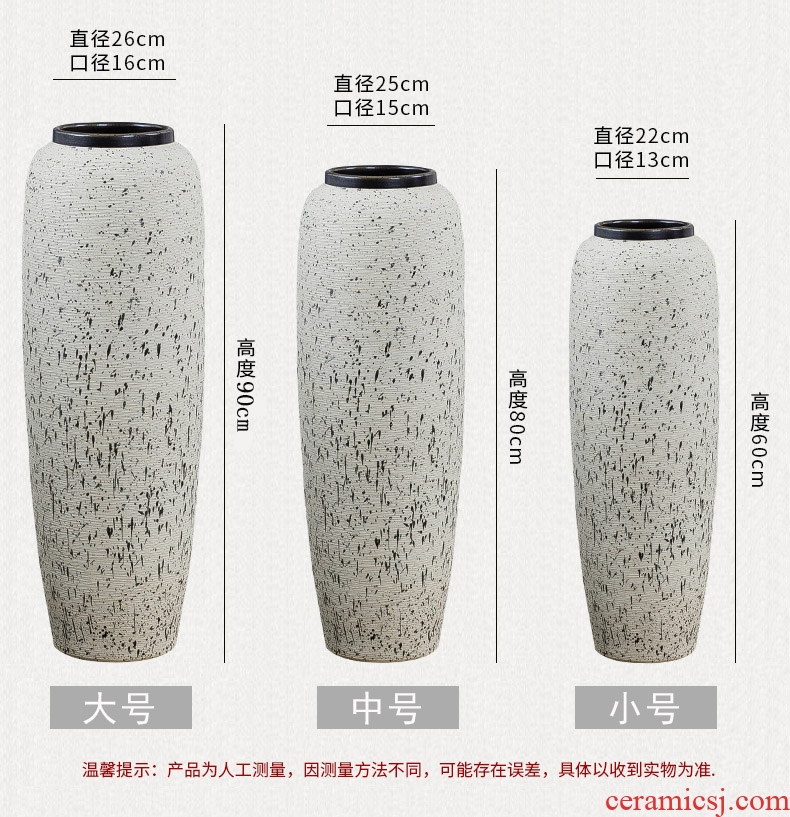 Jingdezhen ceramics archaize the ancient philosophers figure vase large flower arrangement of Chinese style household adornment handicraft furnishing articles - 588161472215 sitting room