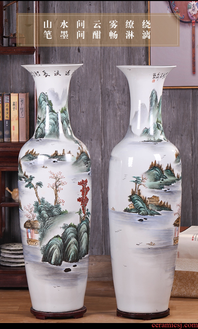 Ceramic crock POTS modern retro jingdezhen Ceramic vase of large indoor and is suing the home decoration furnishing articles - 594311202567