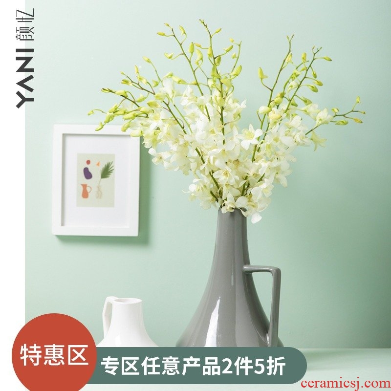 Nordic ins wind contracted household vase interior furnishing articles sitting room flower arranging vase creative ceramic decoration