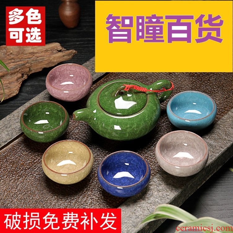 Contracted household of Chinese style kung fu tea cup tea set a set of ceramic tea set with the teapot