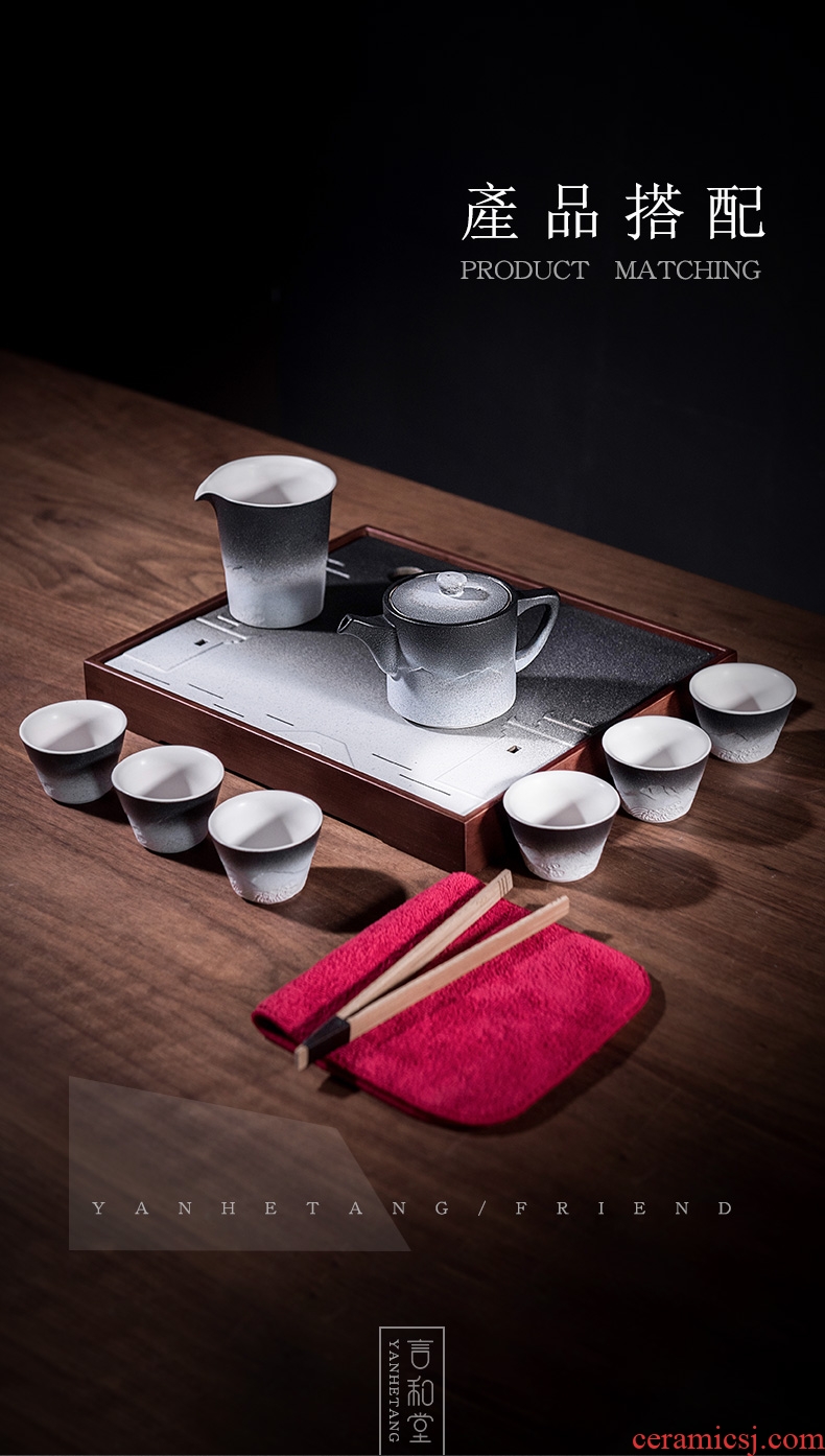 Kung fu tea set # and ceramic teapot teacup office of a complete set of household water tea tray was gift boxes