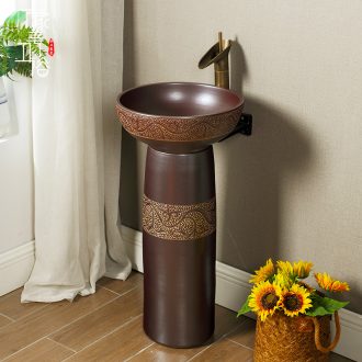 M the lavatory ceramic art simple one floor balcony toilet toilet outdoor hand-washing basin