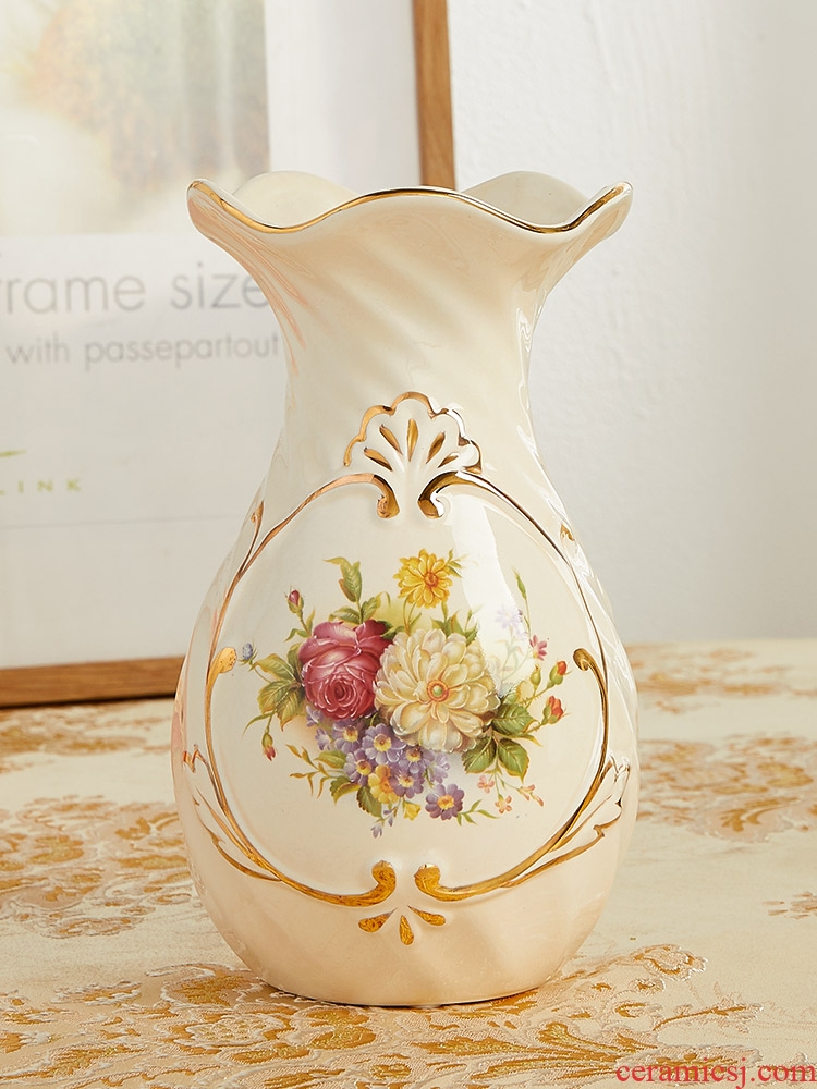 Light key-2 luxury floret bottle ceramic wine accessories furnishing articles sitting room arranging flowers all over the sky star TV ark, dried flower vase