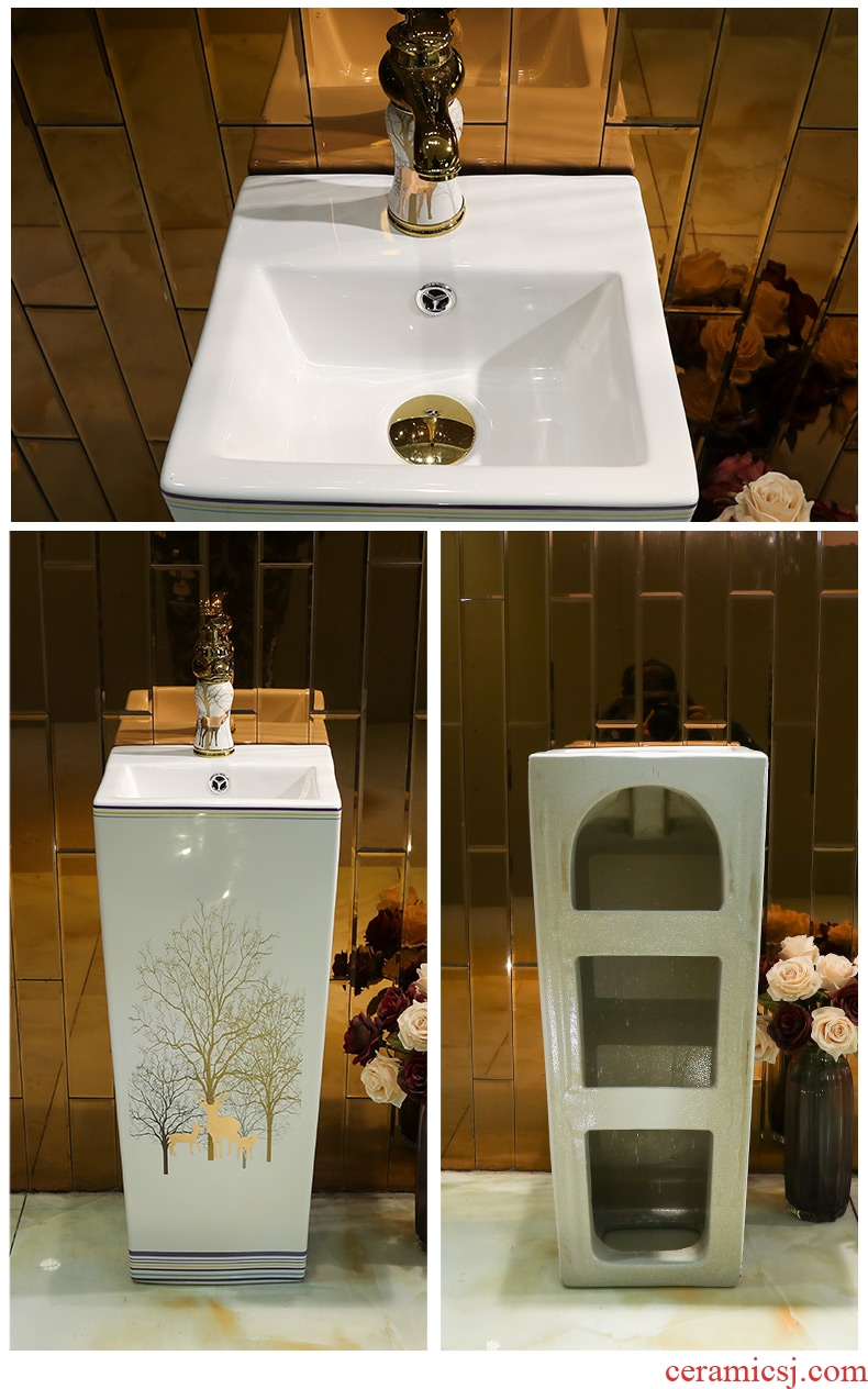 Small vertical column basin ceramic basin of pillar type lavatory toilet a body wash to one balcony floor