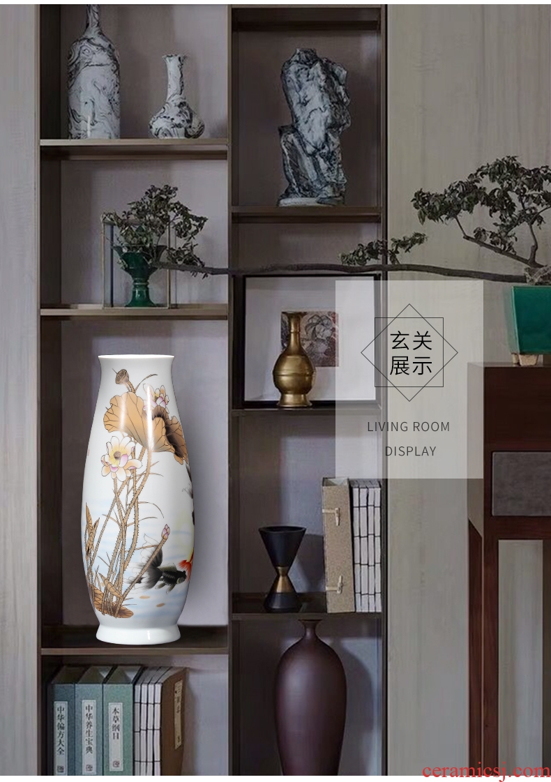 Large key-2 luxury European - style vase furnishing articles sitting room TV ark landed retro - 596813347408 home decoration ceramic arts and crafts