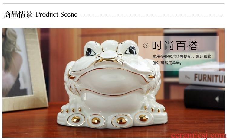 Dust heart new ceramic maxim inlaying toads furnishing articles household act the role ofing is tasted golden cicada tree toad opening gifts wind