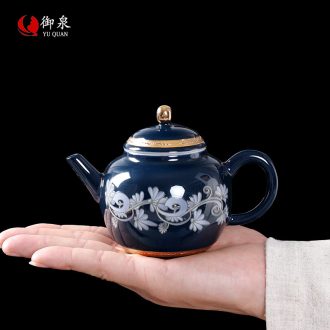 Imperial springs, fuels the teapot with manual small teapot tea exchanger with the ceramics filter single pot of kung fu tea set Chinese style