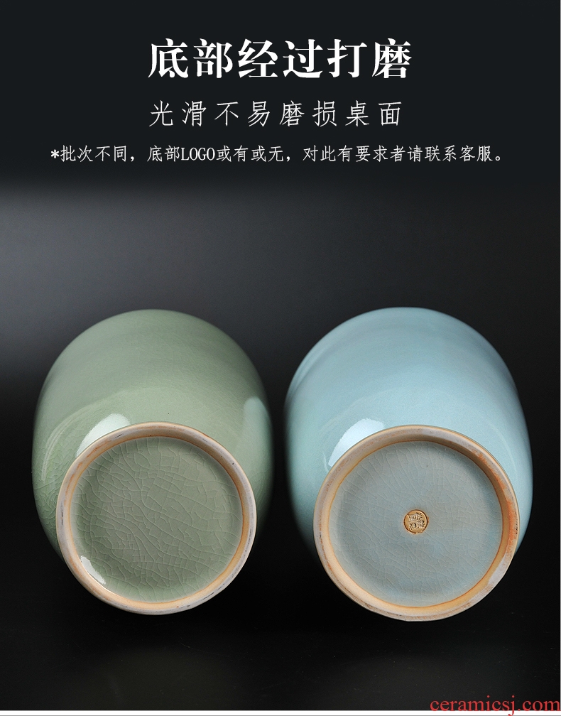 Jingdezhen ceramic hand - made porcelain bound branch longfeng large vases, new Chinese style flower arrangement sitting room adornment handicraft furnishing articles - 536609714284