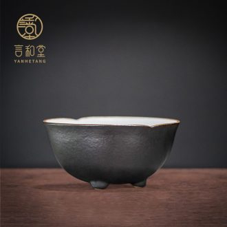Ceramic cups and hall kung fu tea set small sample tea cup tea tasting tea cup single cup, the tea taking master CPU