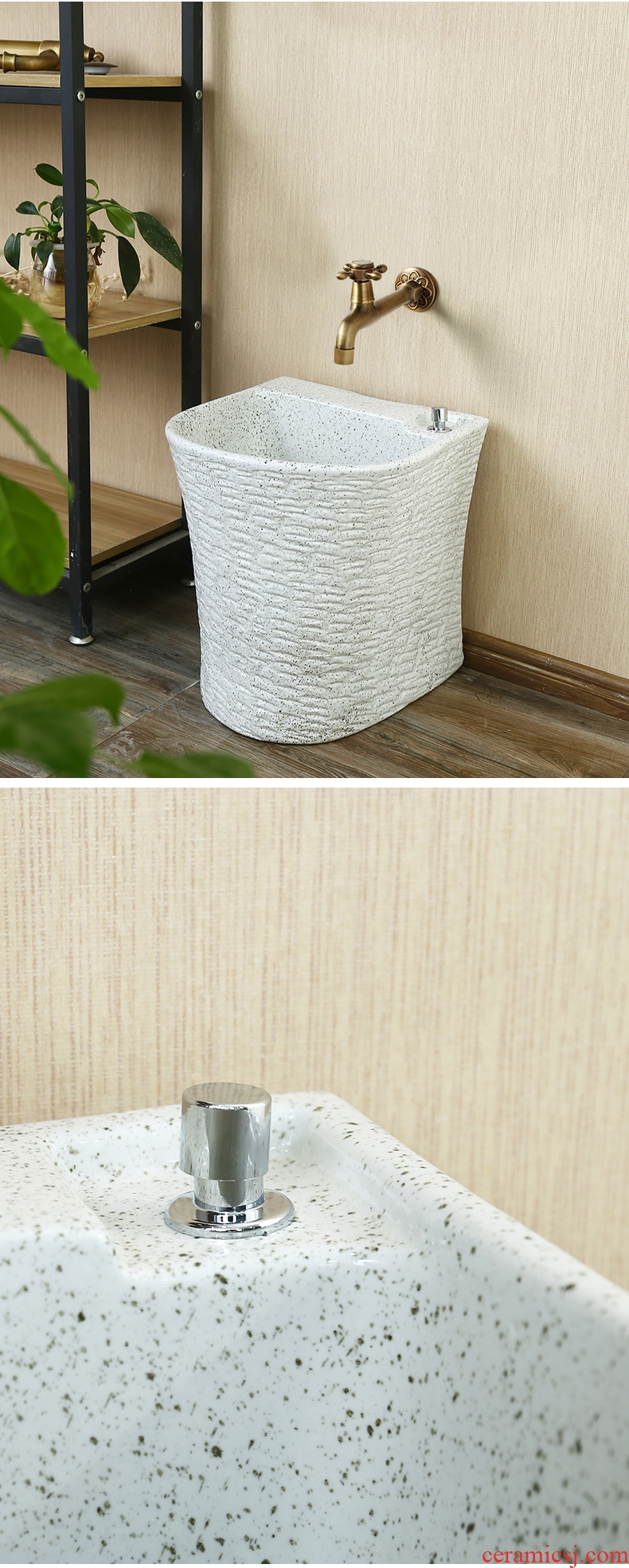 Post, neat new Chinese style ceramic lavabo floor balcony column basin of pillar type lavatory toilet