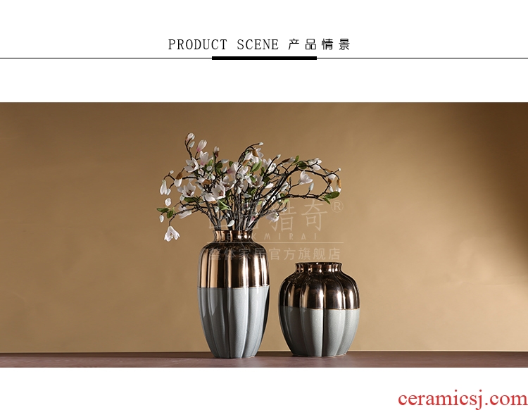 Jingdezhen ceramics porcelain factory factory goods after the founding of the azure glaze vase study of modern decor collection furnishing articles - 540121893875