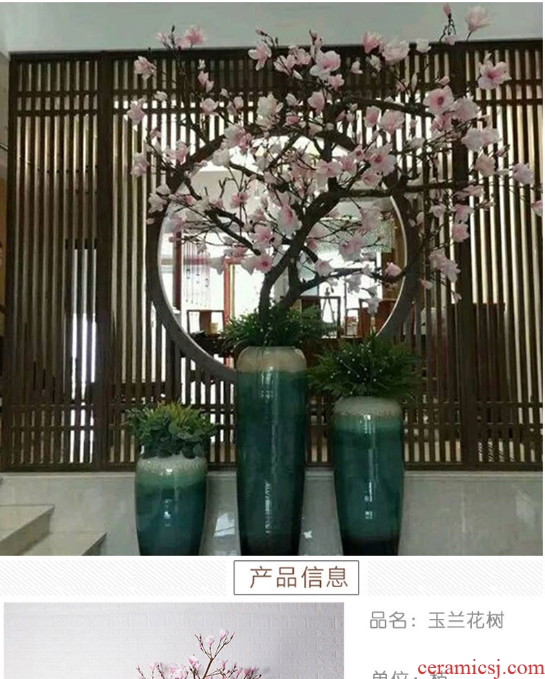 Jingdezhen ceramics vase of large sitting room hotel opening gifts - 600256471683 large porcelain home decoration furnishing articles