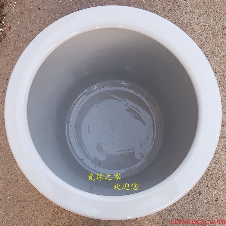 Dust heart of jingdezhen ceramic hand - made ground vase painting and calligraphy scrolls cylinder calligraphy and painting barrel receive tube umbrella barrel arrows