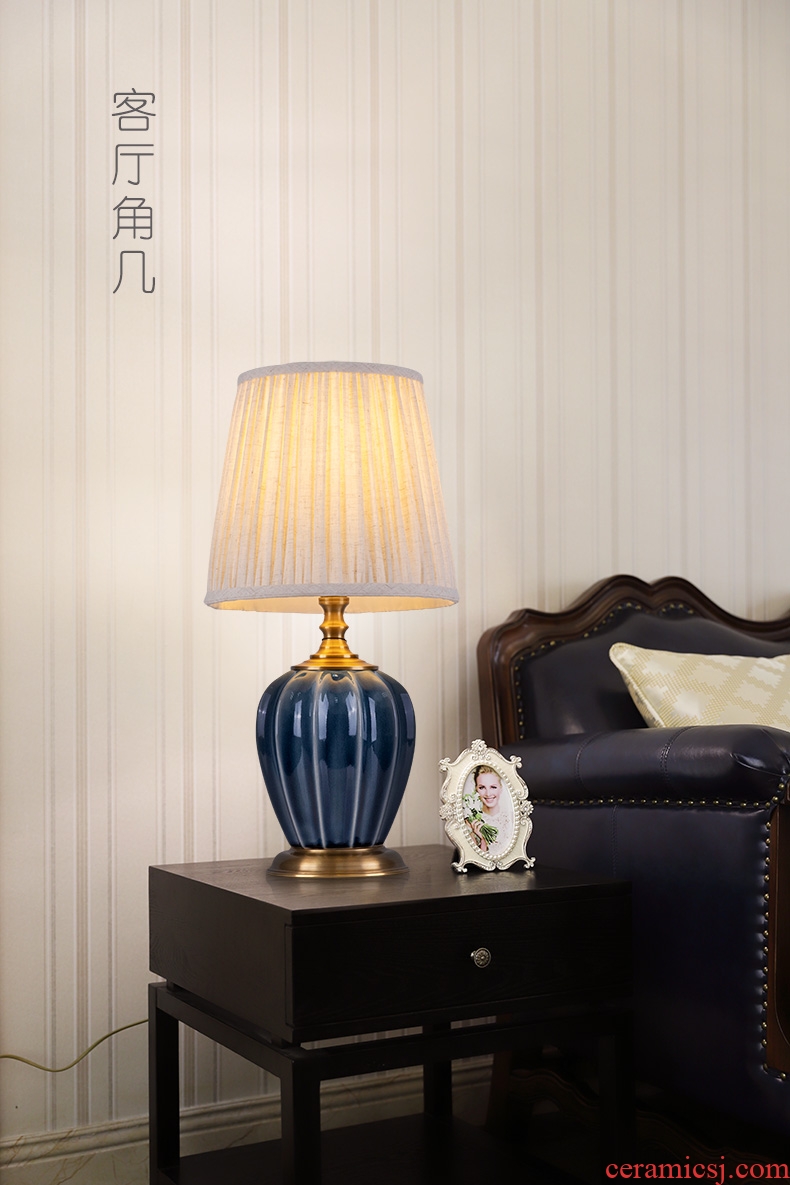 American desk lamp ceramic decoration art designer I cooper and contracted sitting room atmosphere all the head of a bed bedroom lamps and lanterns