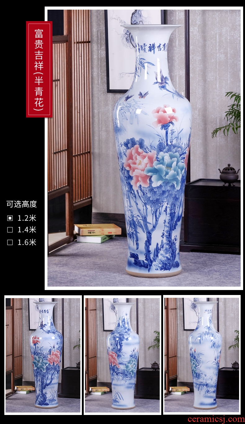Jingdezhen ceramics hand - made vases placed large fragrance overflowing act the role ofing is tasted much of new Chinese style of the sitting room porch decoration - 606248085226