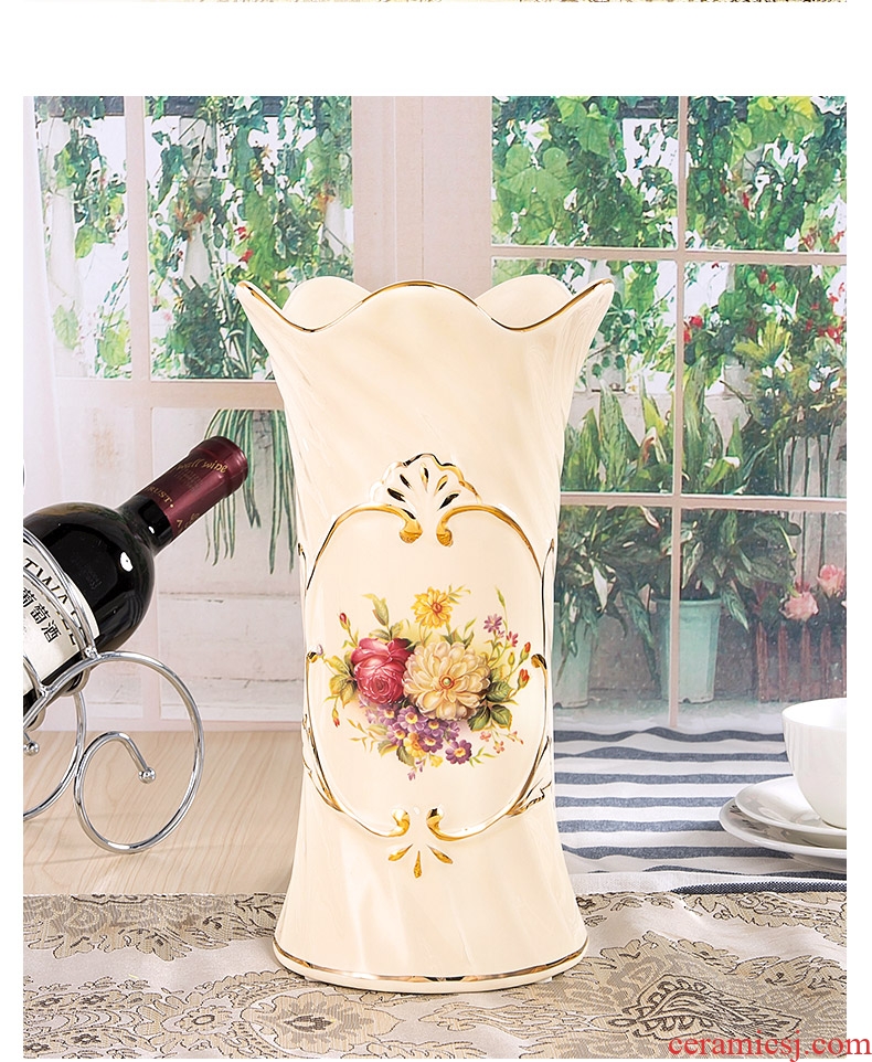 Light key-2 luxury floret bottle ceramic wine accessories furnishing articles sitting room arranging flowers all over the sky star TV ark, dried flower vase