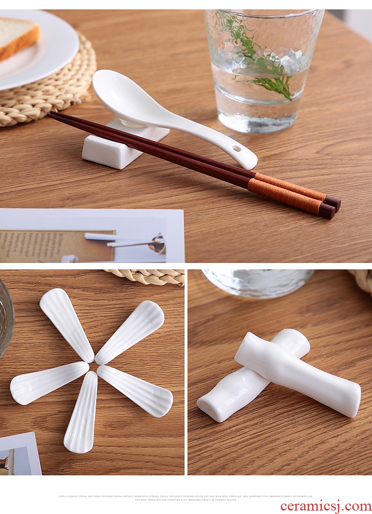 New white ceramic hotel table chopsticks chopsticks tableware frame supporting ideas and multi - purpose spoon, chopsticks holder frame 10