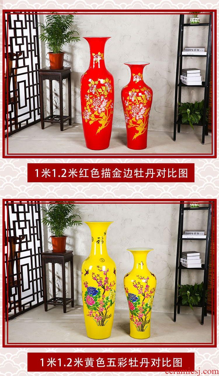 Large vases, I and contracted sitting room to heavy flower arranging flower implement coarse some ceramic pot home decoration ceramic furnishing articles - 585896298419