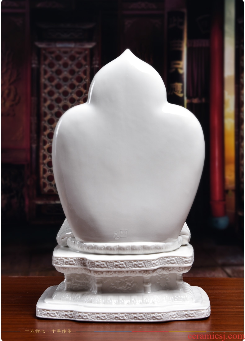 Bm ceramic Buddha god of wealth to that occupy the home furnishing articles 16 inches vajrasana perhaps earth treasure bodhisattva - 110 - a