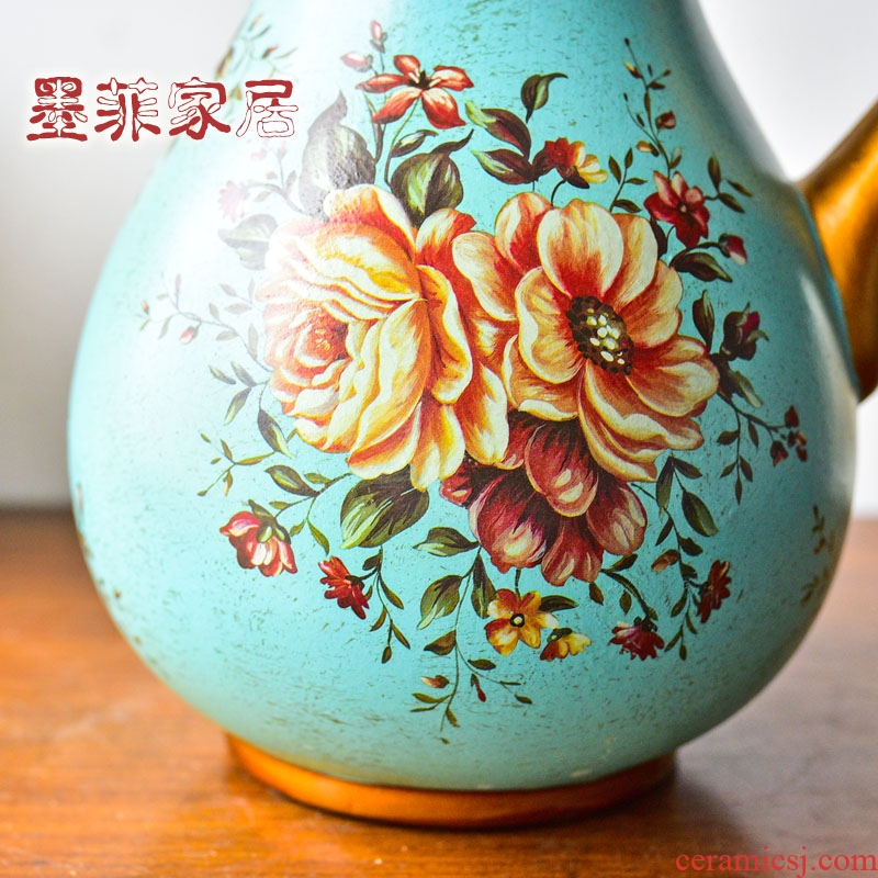 Murphy Europe type restoring ancient ways of ceramic vases, decorative furnishing articles American sitting room porch simulation flower art TV ark outfit