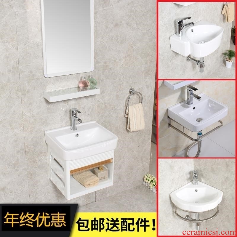 . The Composite basin to wash your hands with small small Yang type of household toilet basin ceramic bracket of mini suits for the hanging wall