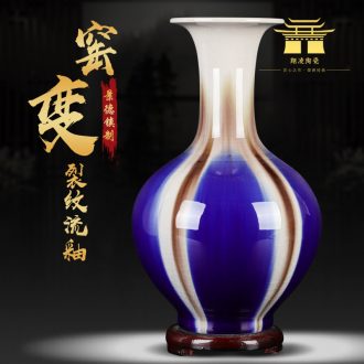 Modern creative up with jingdezhen ceramic vase sitting room place open piece of flower arrangement, wine cabinet mesa that occupy the home decoration