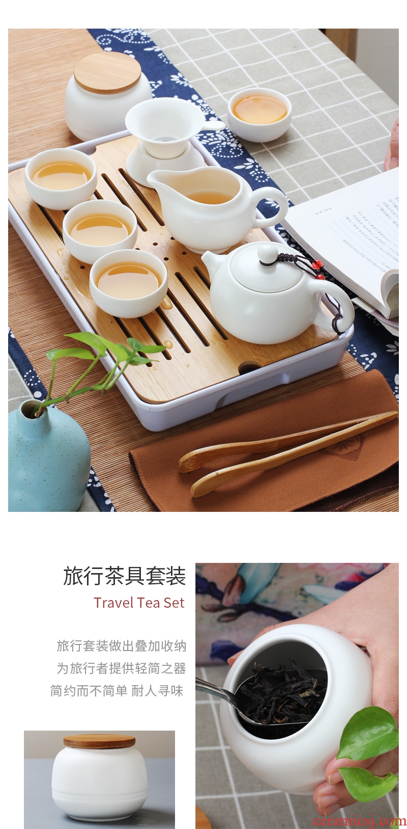 Travel kung fu tea set porcelain crack cup home your up with a pot of 22 man is suing portable bag in ceramics