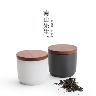 Mr Brigade of nanshan sweet tea tin with ceramic seal moisture storage POTS travel tea warehouse to restore ancient ways small POTS