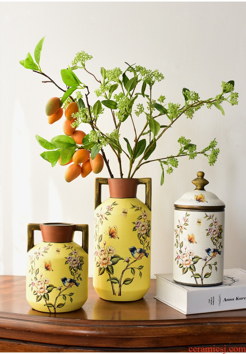 Murphy European farm ceramic vase hydroponic American country restaurant desktop soft adornment furnishing articles flower arrangement