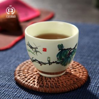 DH masters cup single cup of jingdezhen ceramic kung fu tea cups sample tea cup tea cups, small glass cup