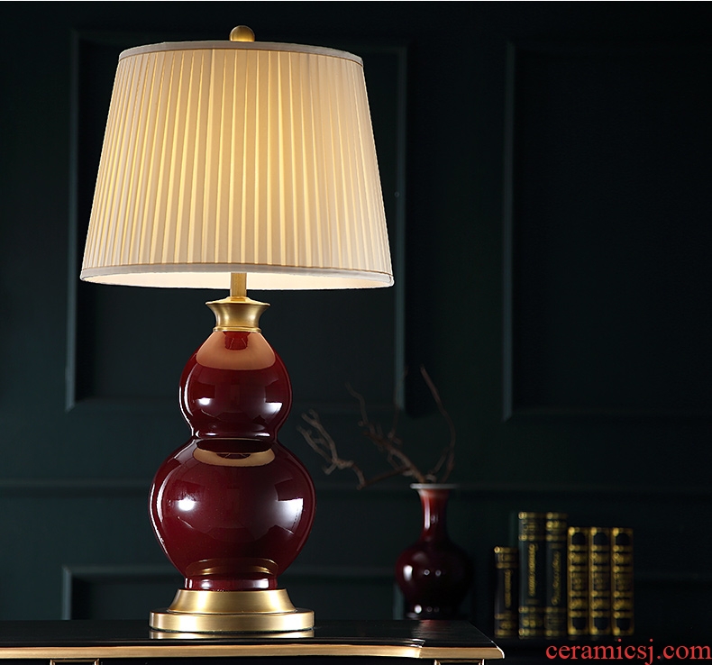 Lamp act the role ofing furnishing articles furnishing articles form a complete set of new Chinese style ceramic vase cut desktop art I and contracted hand - made ornaments