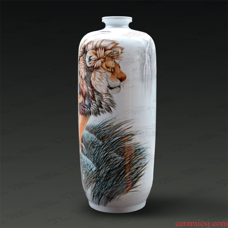 Jingdezhen ceramics Yu Zhao rev master all hand - made enamel vase wind song home handicraft furnishing articles