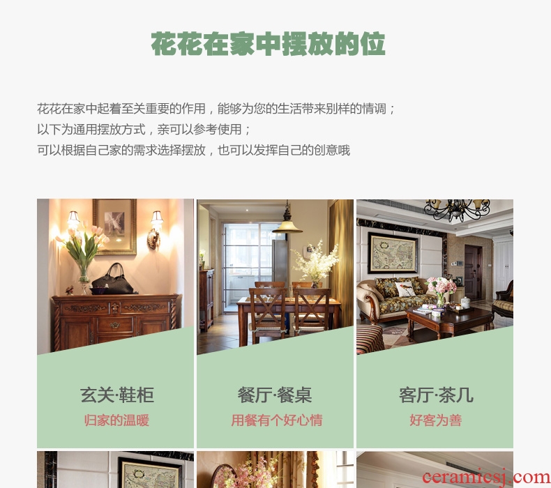 Jingdezhen new Chinese style of large vases, furnishing articles sitting room hotel villa clubhouse decorations ceramics large floral outraged - 554296827289