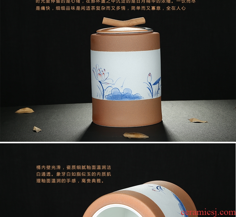 Friend is ceramic water storage tank storage tank kung fu tea accessories with tea, tea drinking water pure bucket five liters