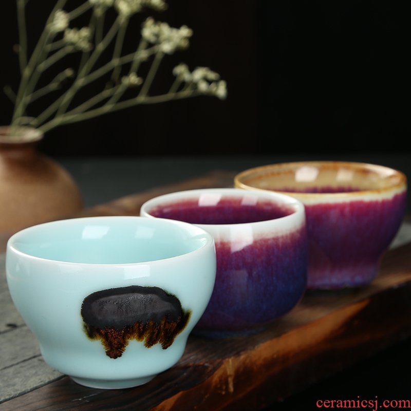 Friends is Japanese celadon teacup variable sample tea cup masterpieces ceramics individual couple cup cup characteristics
