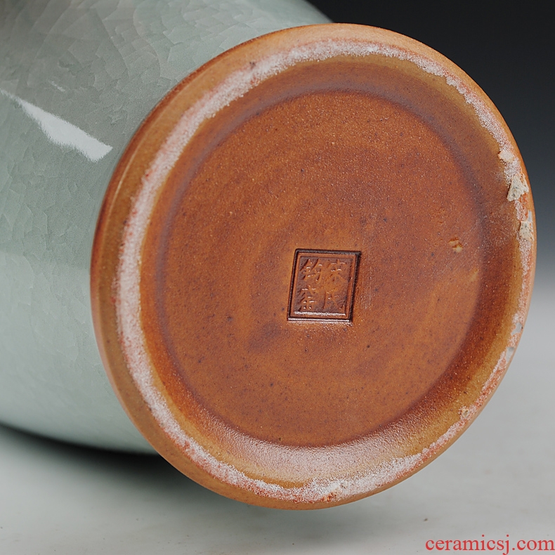Jingdezhen ceramic vase landing fashion China red peony vases, home furnishing articles sitting room - 38148884572