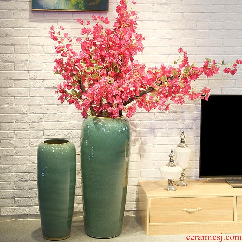Jingdezhen ceramics of large vases, flower arranging Jane European I and contracted sitting room adornment handicraft furnishing articles - 556472488704