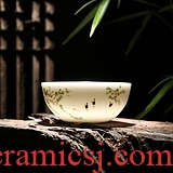 Jingdezhen ceramic hand - made small bowl tea kungfu tea cup master cup personal cup sample tea cup single CPU