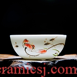 Jingdezhen shadow green ceramic tea cup cup kung fu tea cups chicken cylinder sample tea cup cup personal master list